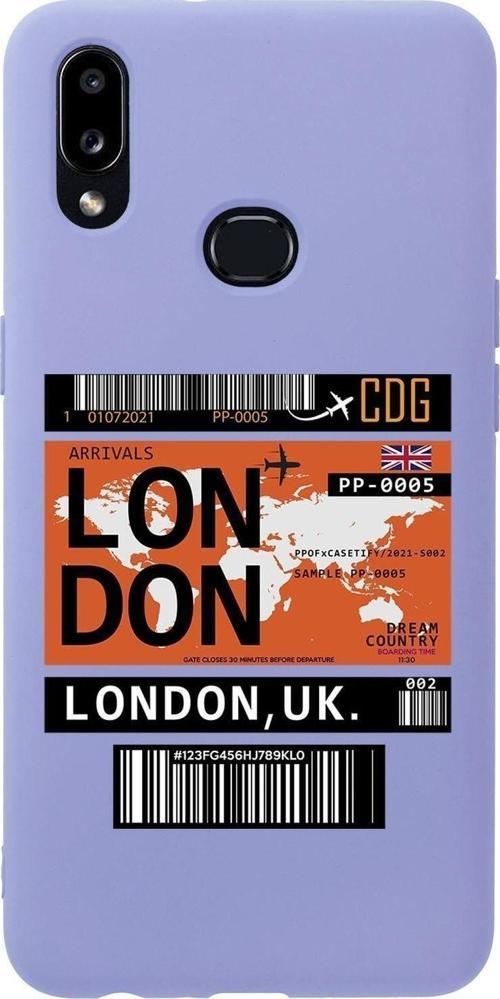 Samsung A10S London Premium Silikonlu Telefon Kılıfı