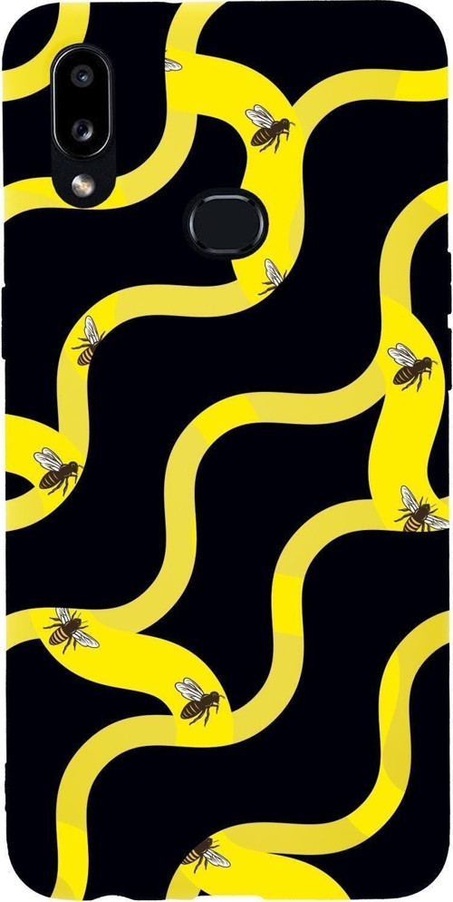 Samsung A10S Wavy Bee Premium Silikonlu Telefon Kılıfı