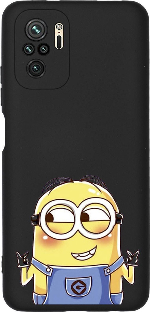Redmi Note 10 Uyumlu Minions Desenli Premium Silikonlu Telefon Kılıfı