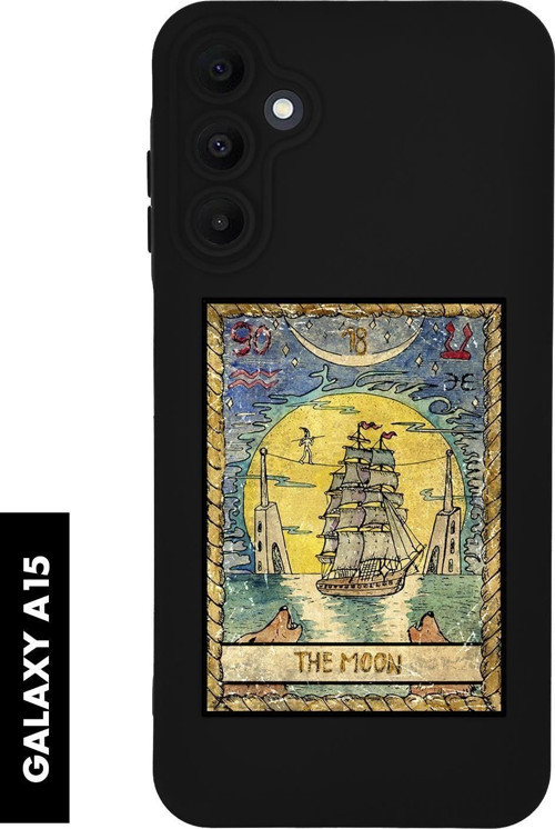 Samsung A15 Uyumlu The Moon Desenli Premium Silikonlu Lansman Telefon Kılıfı