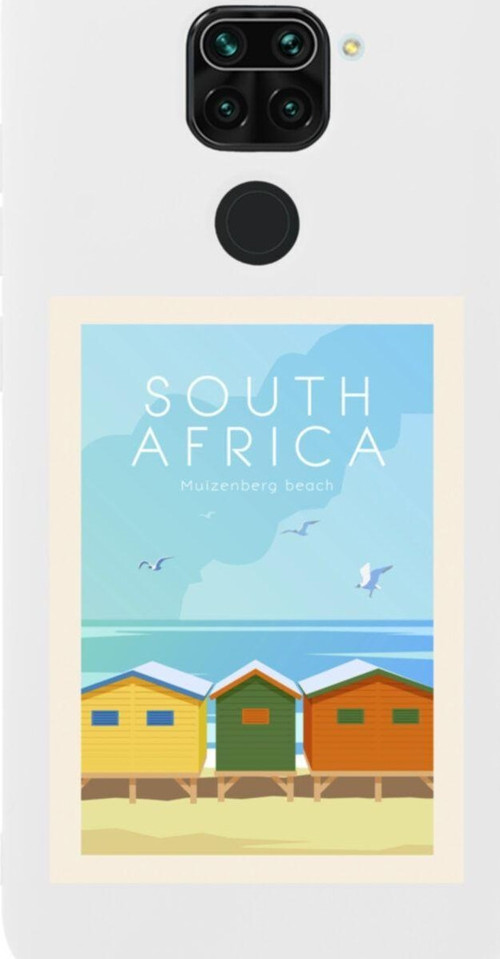Xiaomi Redmi Note 9 South Africa Premium Silikonlu Lansman Beyaz Telefon Kılıfı