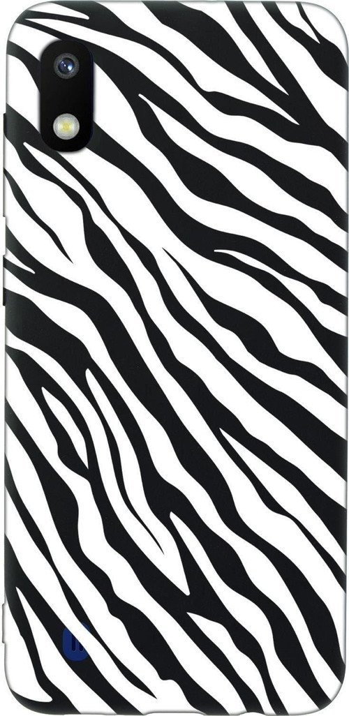 Samsung A10 Zebra Pattern Premium Silikonlu Telefon Kılıfı