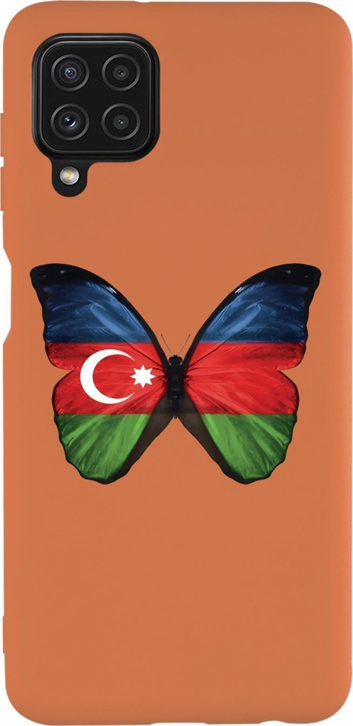 Samsung A22 Uyumlu Kepenek Desenli Premium Silikonlu Telefon Kılıfı