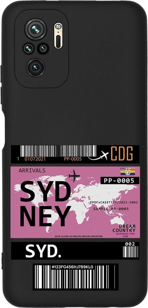 Redmi Note 10S Sydney Desenli Premium Silikonlu Telefon Kılıfı