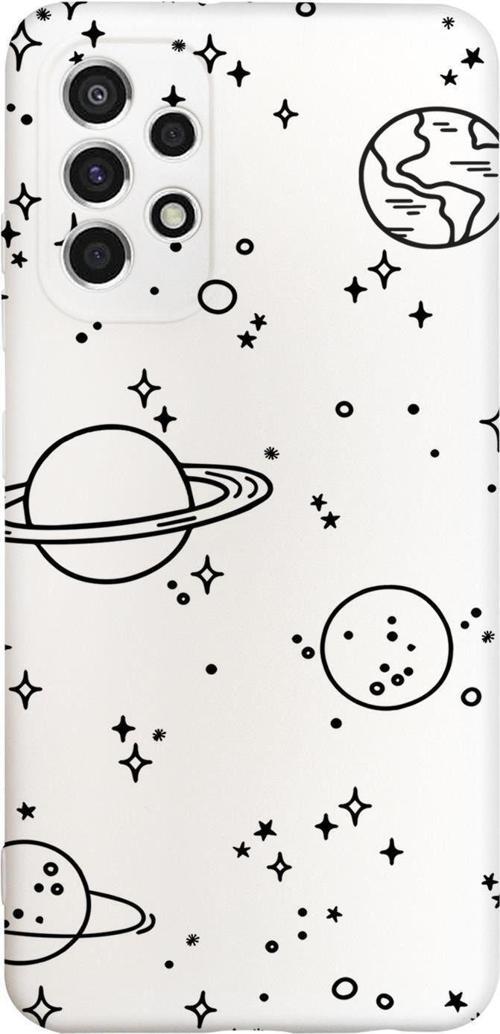 Samsung A23 Uyumlu Galaxy Desenli Premium Silikonlu Lansman Telefon Kılıfı