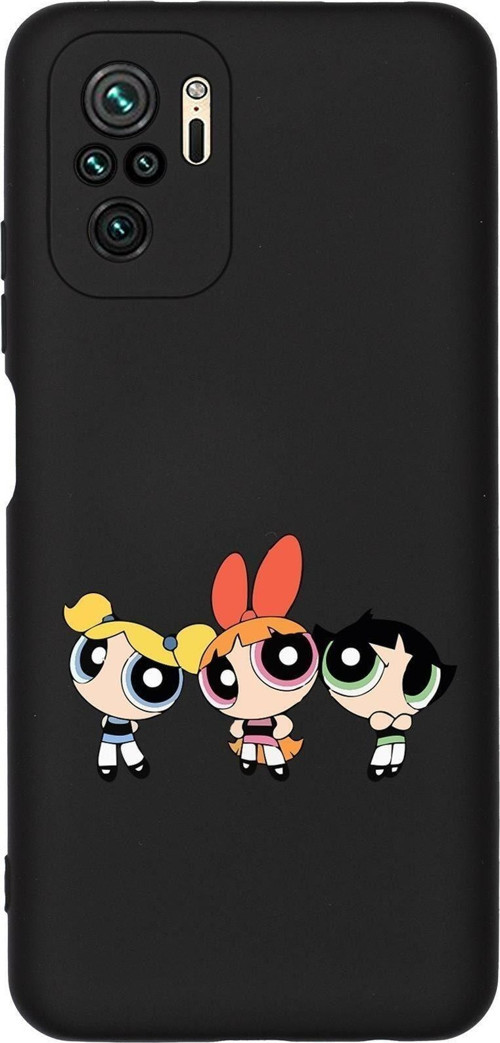 Redmi Note 10S Powerpuff Girl Desenli Premium Silikonlu Telefon Kılıfı