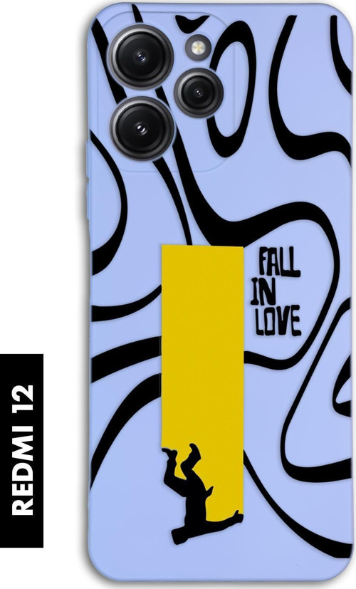 Xiaomi Redmi 12 Uyumlu Fall In Love Desenli Premium Silikonlu Lansman Telefon Kılıfı