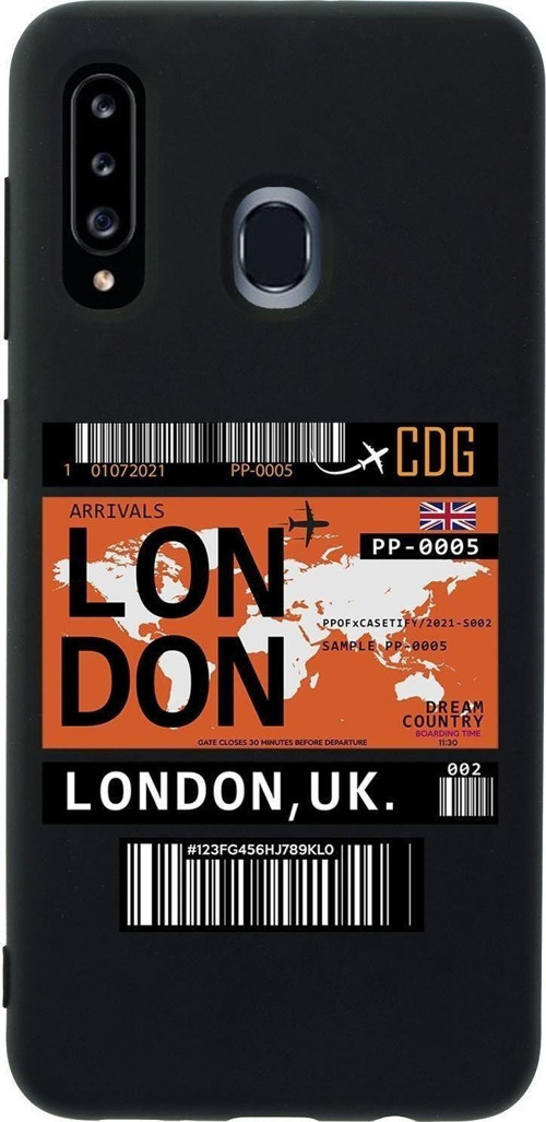 Samsung A20S London Premium Silikonlu Telefon Kılıfı