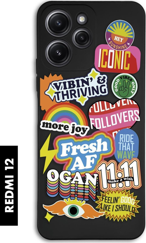 Xiaomi Redmi 12 Uyumlu Fresh Desenli Premium Silikonlu Lansman Telefon Kılıfı