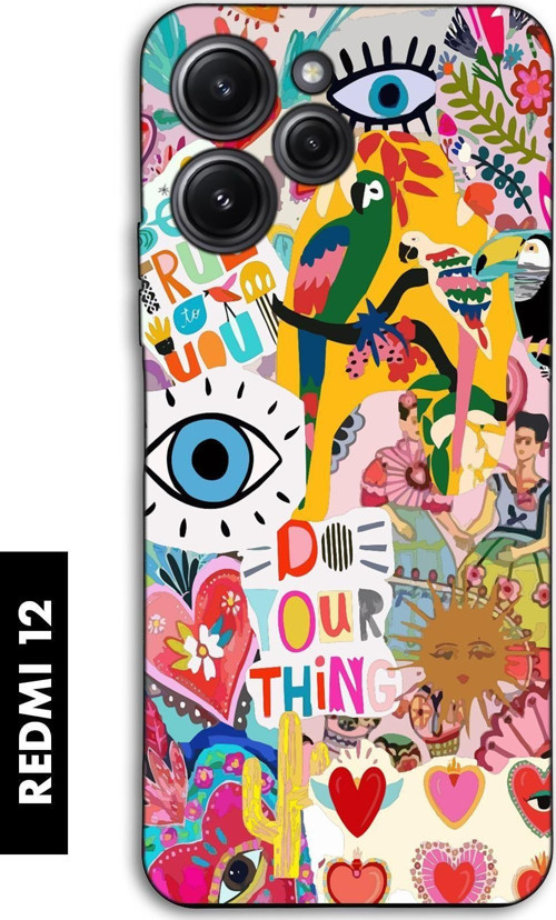 Xiaomi Redmi 12 Uyumlu Fun Desenli Premium Silikonlu Lansman Telefon Kılıfı