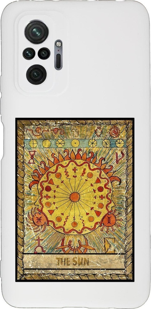 Xiaomi Redmi Note 10 Pro Uyumlu The Sun Desenli Premium Silikonlu Lansman Telefon Kılıfı