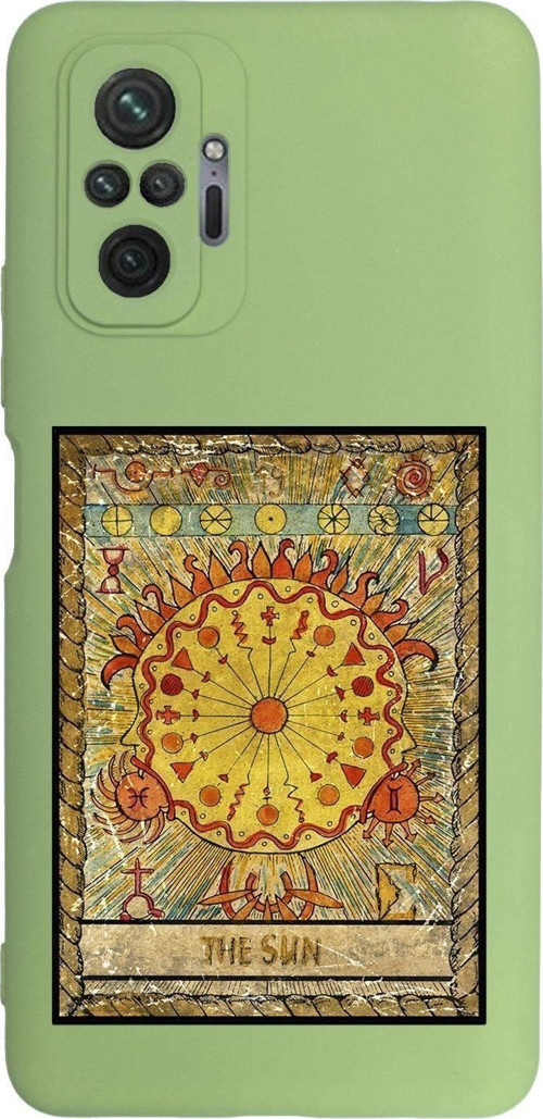 Xiaomi Redmi Note 10 Pro Uyumlu The Sun Desenli Premium Silikonlu Lansman Telefon Kılıfı