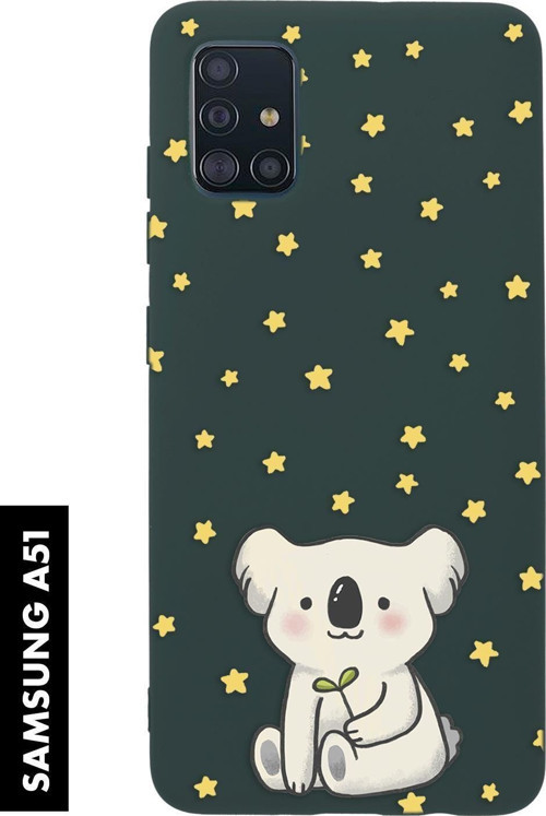 Samsung A51 Uyumlu Koala Desenli Premium Silikonlu Lansman Telefon Kılıfı