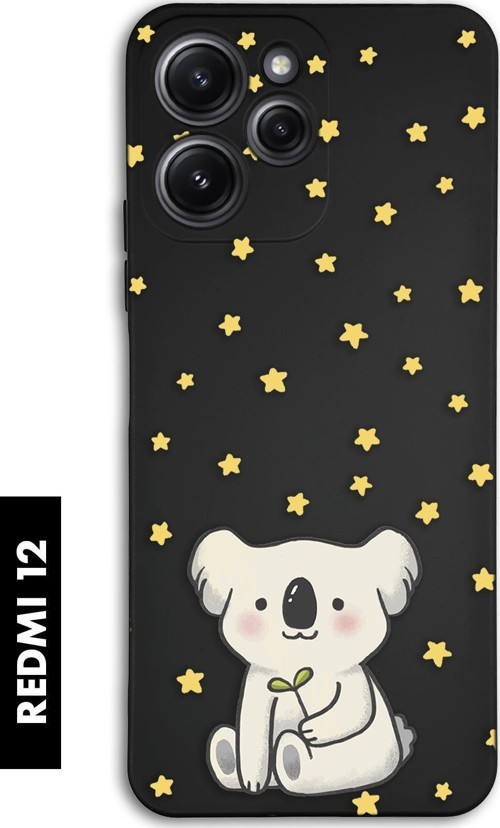 Xiaomi Redmi 12 Uyumlu Koala Desenli Premium Silikonlu Lansman Telefon Kılıfı