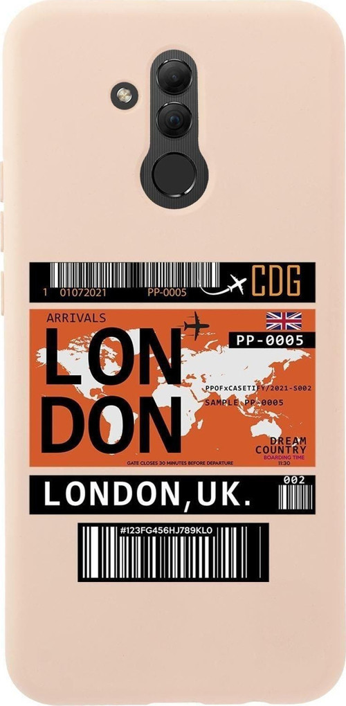 Huawei Mate 20 Lite London Premium Silikonlu Telefon Kılıfı