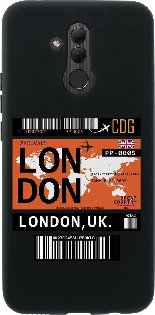 Huawei Mate 20 Lite London Premium Silikonlu Telefon Kılıfı