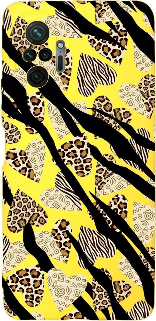 Xiaomi Redmi Note 10 Pro Uyumlu Love Animal Pattern Desenli Premium Silikonlu Lansman Telefon Kılıfı