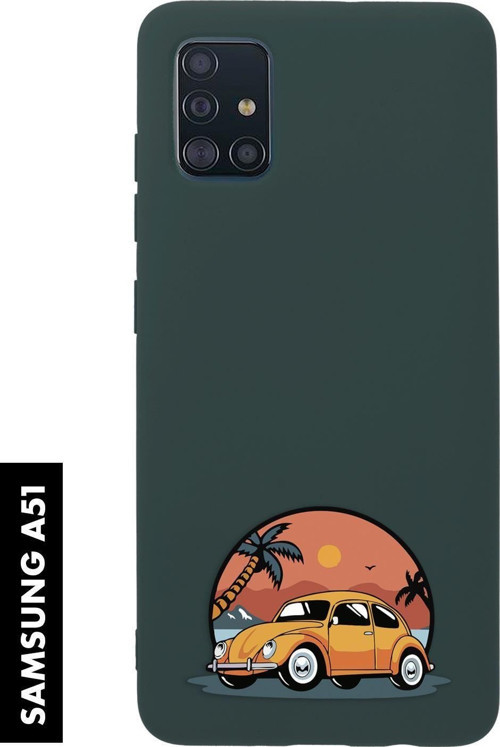 Samsung A51 Uyumlu Vosvos Desenli Premium Silikonlu Lansman Telefon Kılıfı