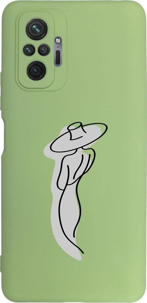 Xiaomi Redmi Note 10 Pro Uyumlu Madame Desenli Premium Silikonlu Lansman Telefon Kılıfı