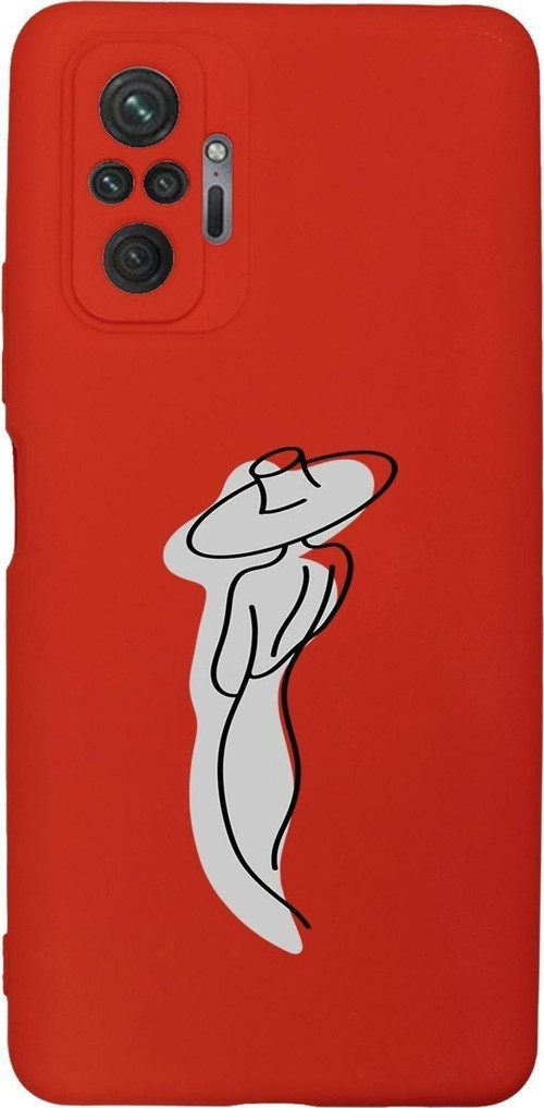 Xiaomi Redmi Note 10 Pro Uyumlu Madame Desenli Premium Silikonlu Lansman Telefon Kılıfı
