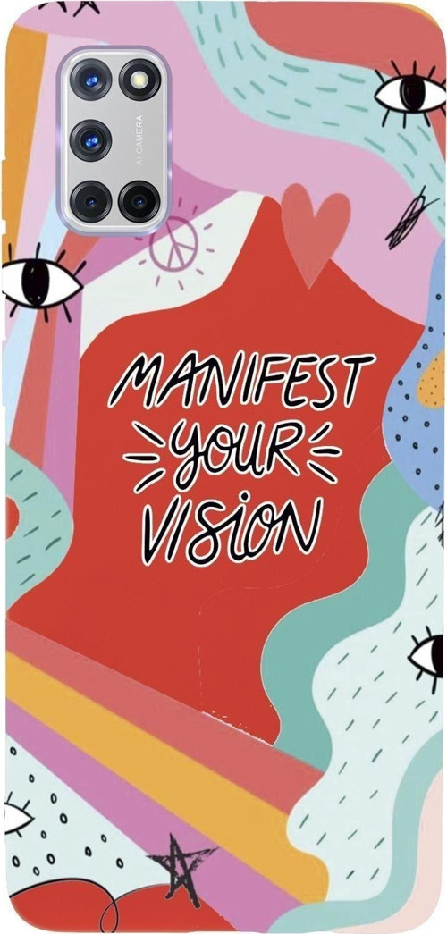 Oppo A72 Manifest Your Vision Premium Silikonlu Telefon Kılıfı