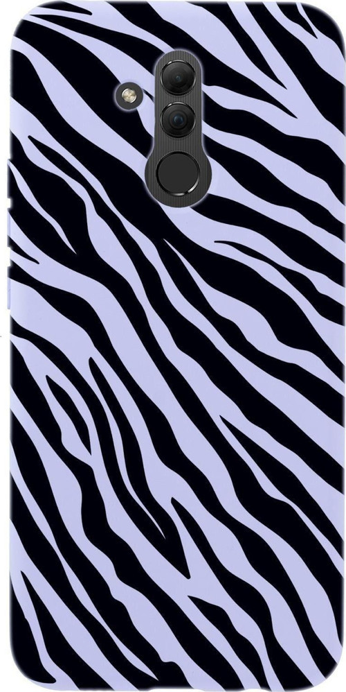 Huawei Mate 20 Lite Zebra Pattern Premium Silikonlu Telefon Kılıfı