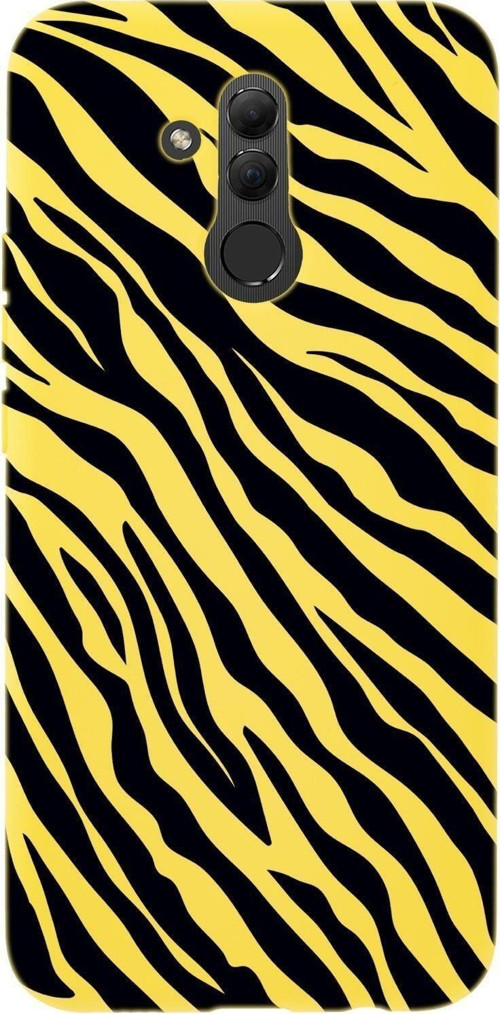 Huawei Mate 20 Lite Zebra Pattern Premium Silikonlu Telefon Kılıfı