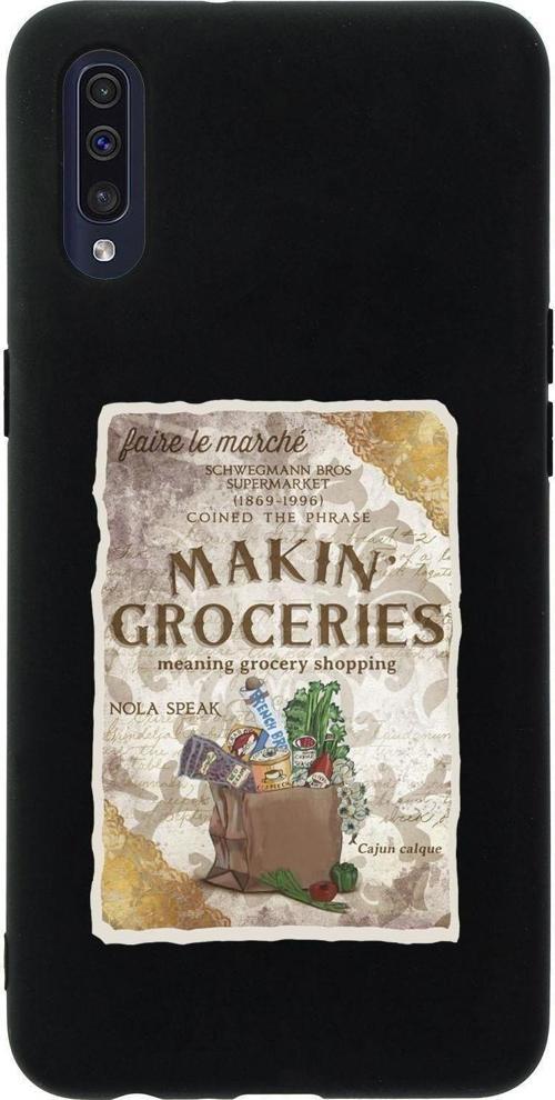 Samsung A30S Makin Groceries Premium Silikonlu Telefon Kılıfı