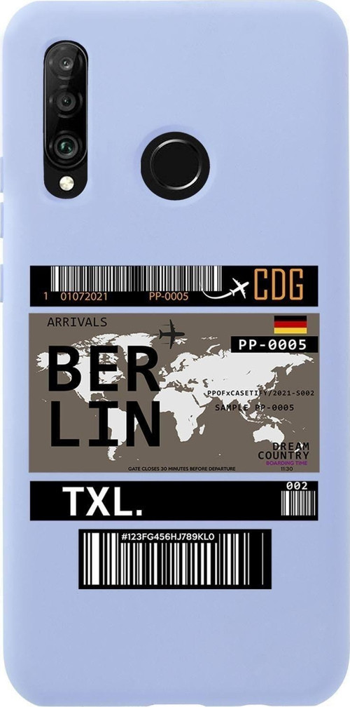 Huawei P30 Lite Berlin Premium Silikonlu Telefon Kılıfı
