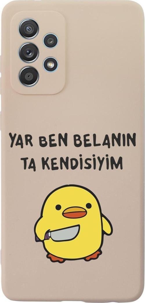Samsung A52 Katil Civciv Desenli Premium Silikonlu Telefon Kılıfı