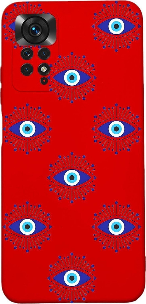 Xiaomi Redmi Note 11 Pro Uyumlu Mystic Aura Desenli Premium Silikonlu Lansman Telefon Kılıfı