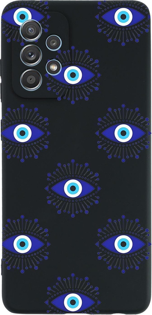 Samsung A73 Uyumlu Mystic Aura Desenli Premium Silikonlu Telefon Kılıfı