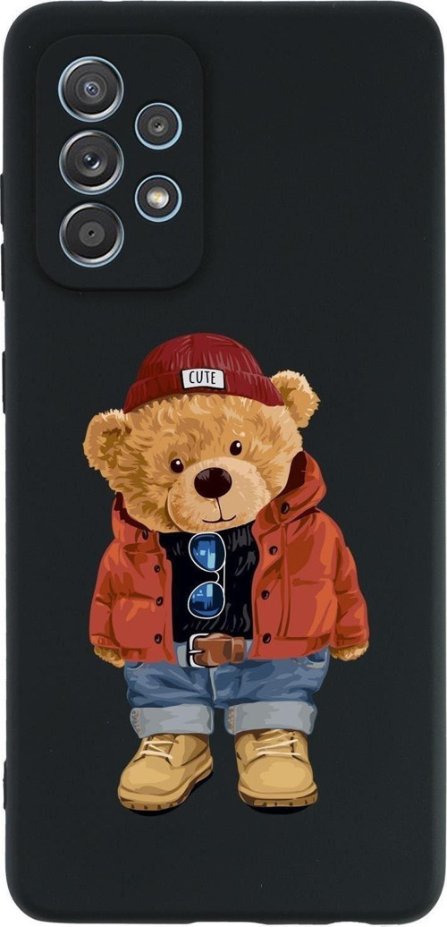 Samsung A52 Teddy Bear Premium Silikonlu Telefon Kılıfı