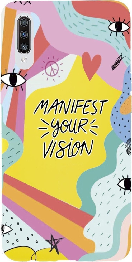 Samsung A70 Manifest Your Vision Premium Silikonlu Telefon Kılıfı