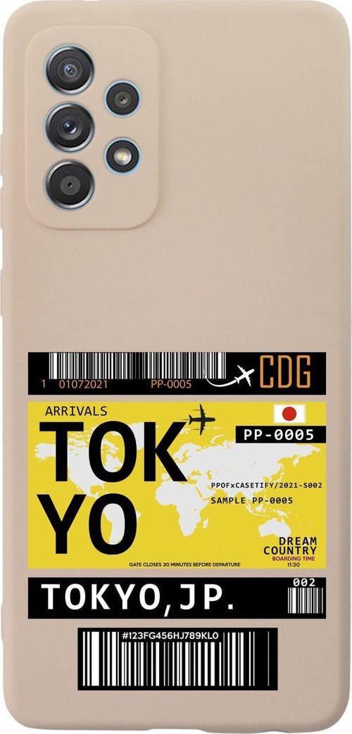 Samsung A52 Tokyo Premium Silikonlu Pembe Telefon Kılıfı