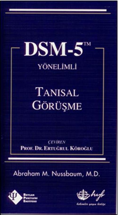 DSM-5  Yönelimli Tanısal Görüşme