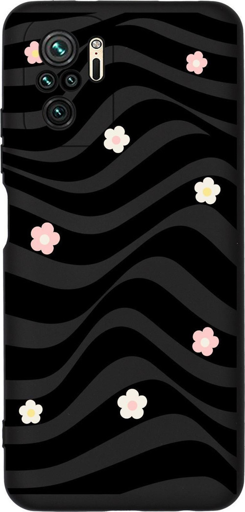Xiaomi Redmi Note 10S Uyumlu Flowers İn Illusion Premium Silikonlu Telefon Kılıfı
