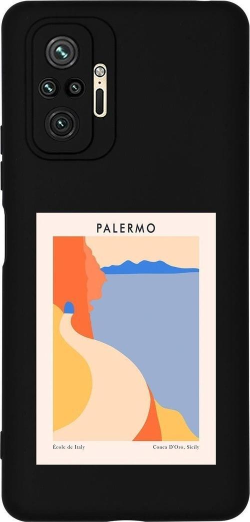 Redmi Note 10 Pro Max Palermo Desenli Premium Silikonlu Telefon Kılıfı
