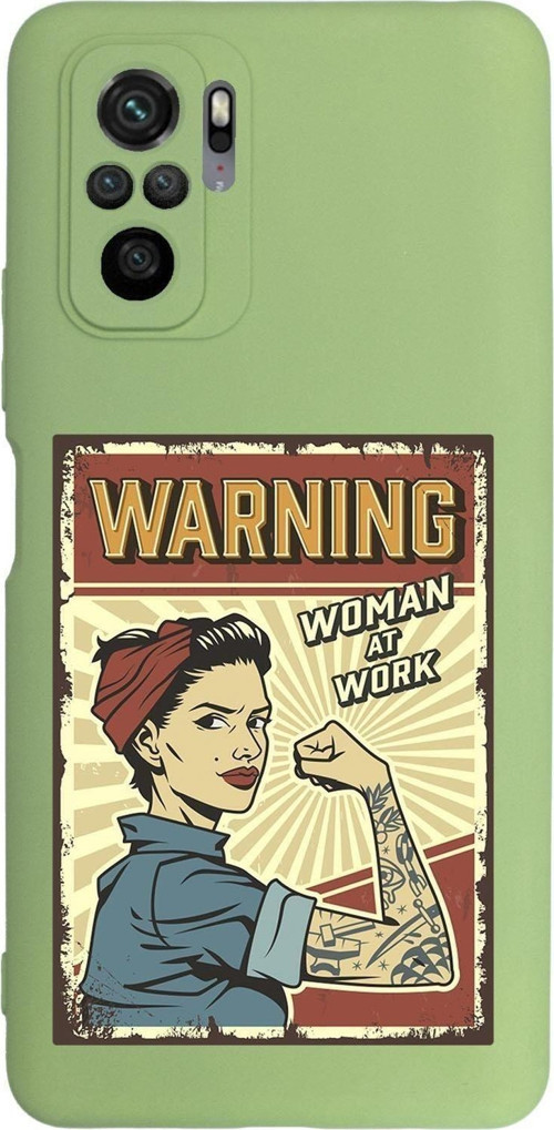 Xiaomi Redmi Note 10 Uyumlu Women At Work Desenli Premium Silikonlu Lansman Telefon Kılıfı
