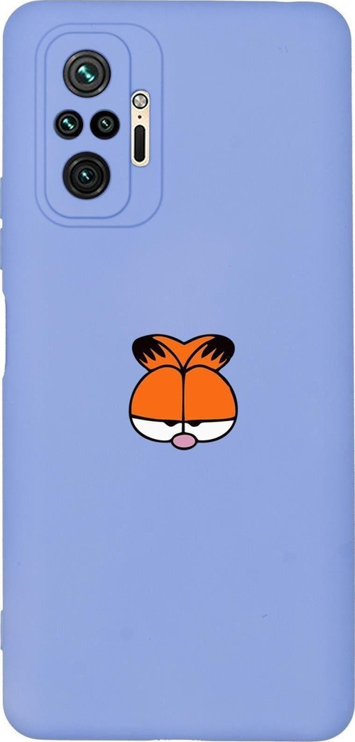 Redmi Note 10 Pro Max Garfield Desenli Premium Silikonlu Telefon Kılıfı