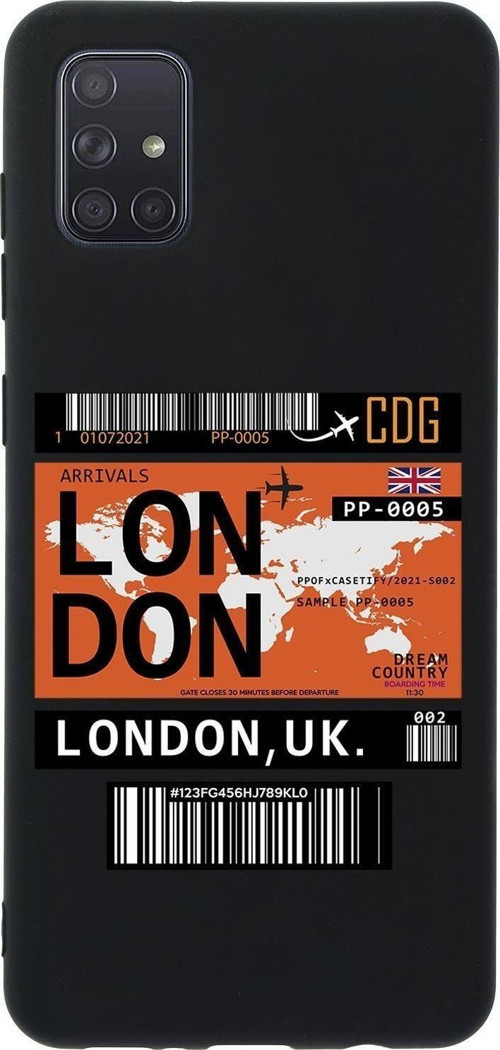 Samsung A71 London Premium Silikonlu Telefon Kılıfı