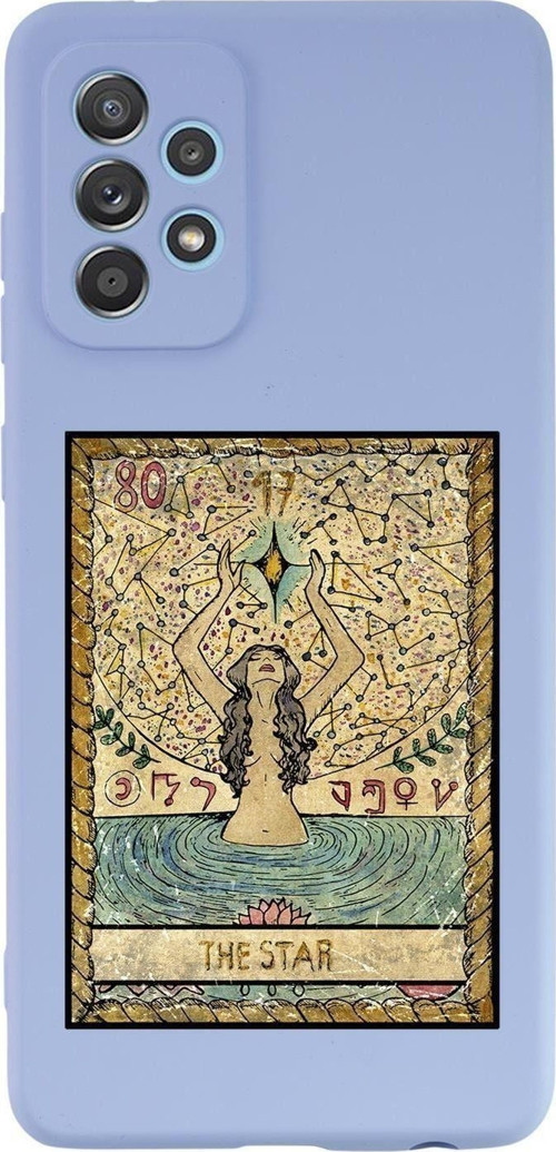 Samsung Galaxy A13 Uyumlu The Star Desenli Premium Silikonlu Lansman Telefon Kılıfı