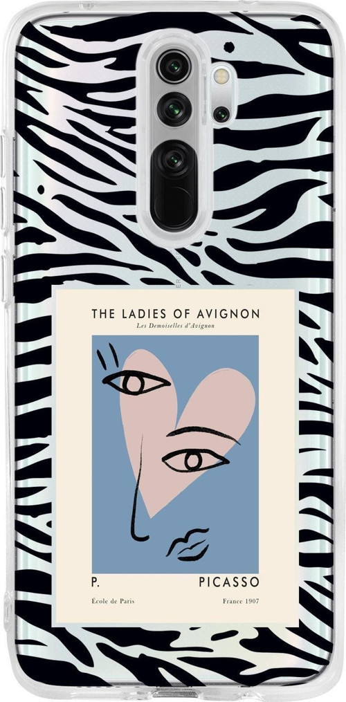 Xiaomi Redmi Note 8 Pro Uyumlu Picasso The Ladies Of Avignon Desenli Premium Şeffaf Silikon Kılıf