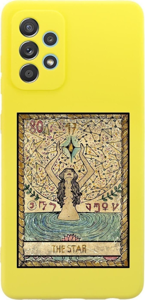 Samsung Galaxy A13 Uyumlu The Star Desenli Premium Silikonlu Lansman Telefon Kılıfı
