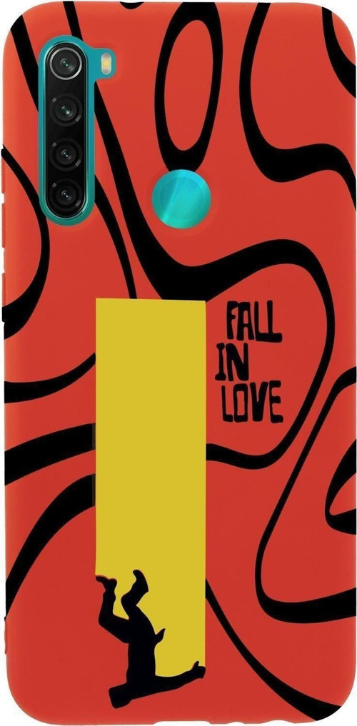 Xiaomi Redmi Note 8 Fall In Love Premium Silikonlu Telefon Kılıfı
