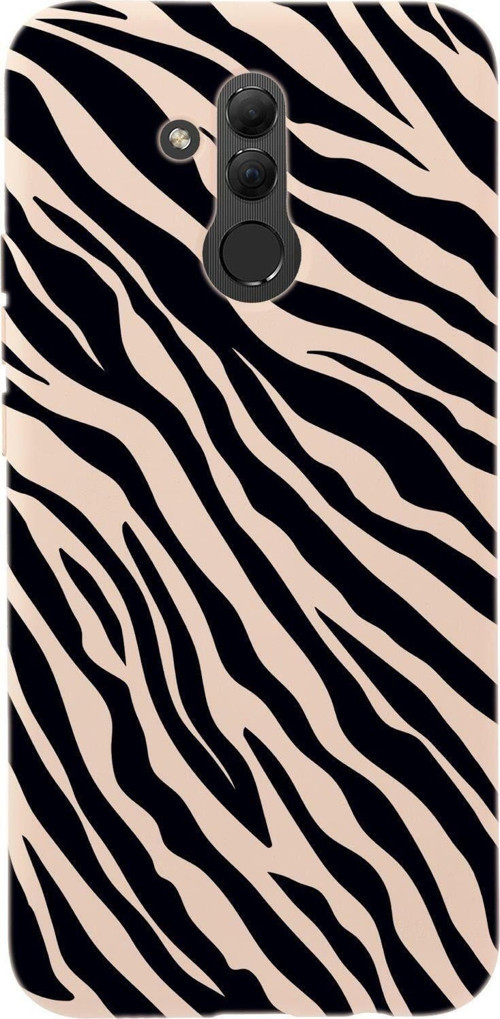 Huawei Mate 20 Lite Zebra Pattern Premium Silikonlu Telefon Kılıfı