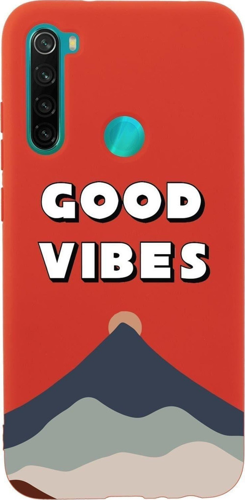 Xiaomi Redmi Note 8 Good Vibes Premium Silikonlu Telefon Kılıfı