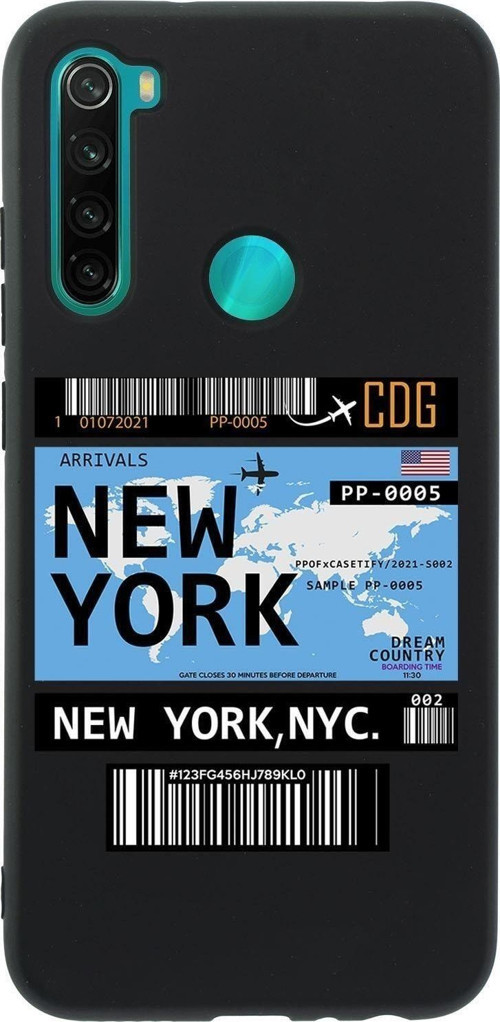 Xiaomi Redmi Note 8 New York Premium Silikonlu Telefon Kılıfı