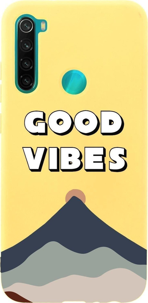 Xiaomi Redmi Note 8 Good Vibes Premium Silikonlu Telefon Kılıfı