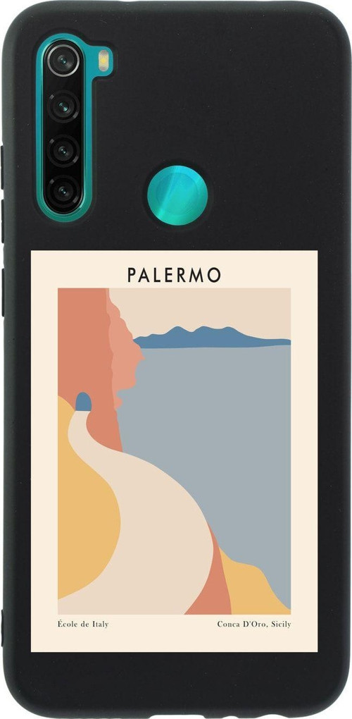 Xiaomi Redmi Note 8 Palermo Premium Silikonlu Siyah Telefon Kılıfı